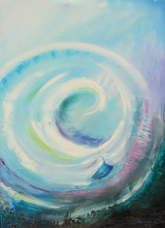 Tablou abstract "Ciclurile vieții"