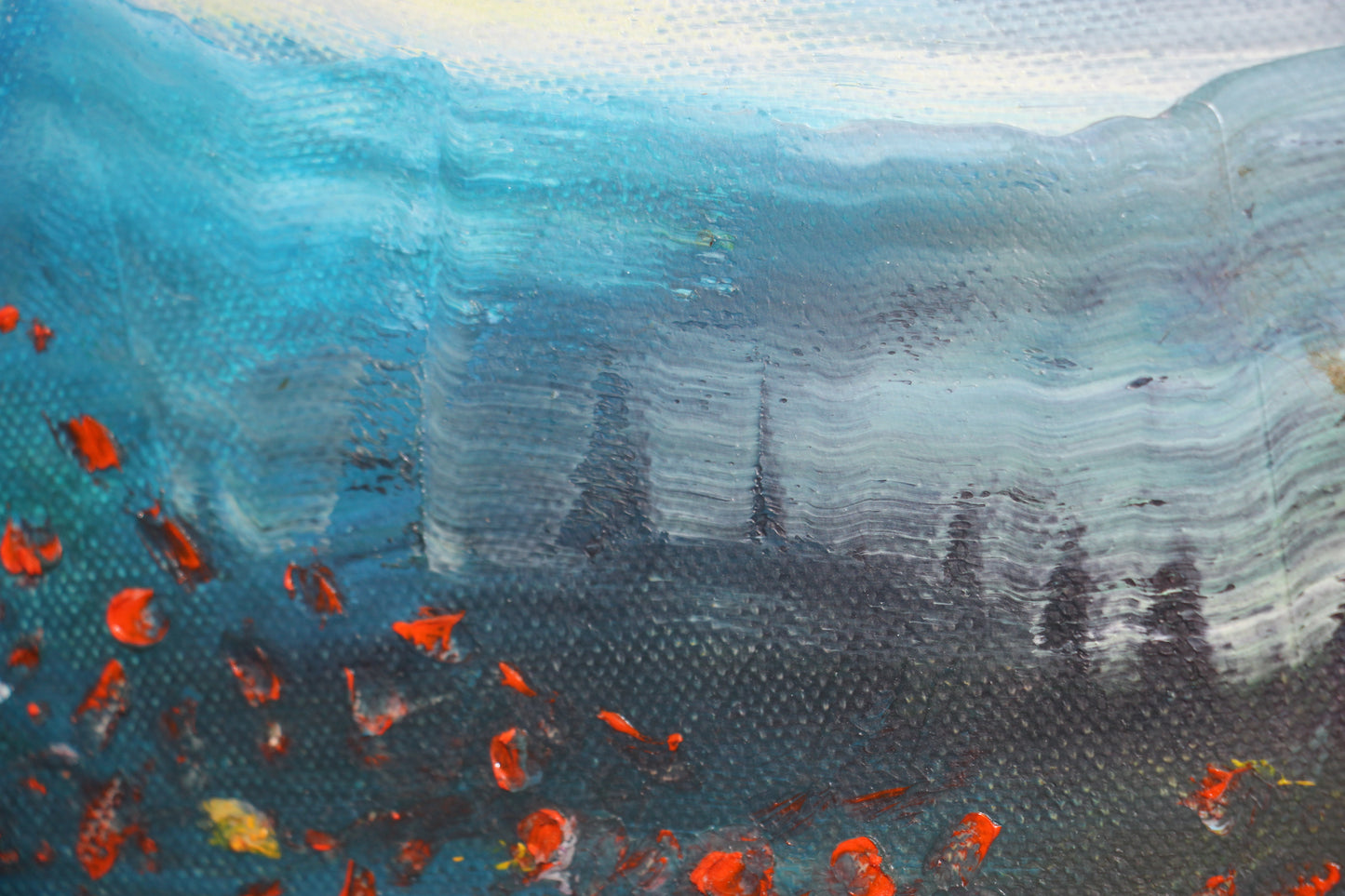 Tablou abstract "Ciclurile vieții"