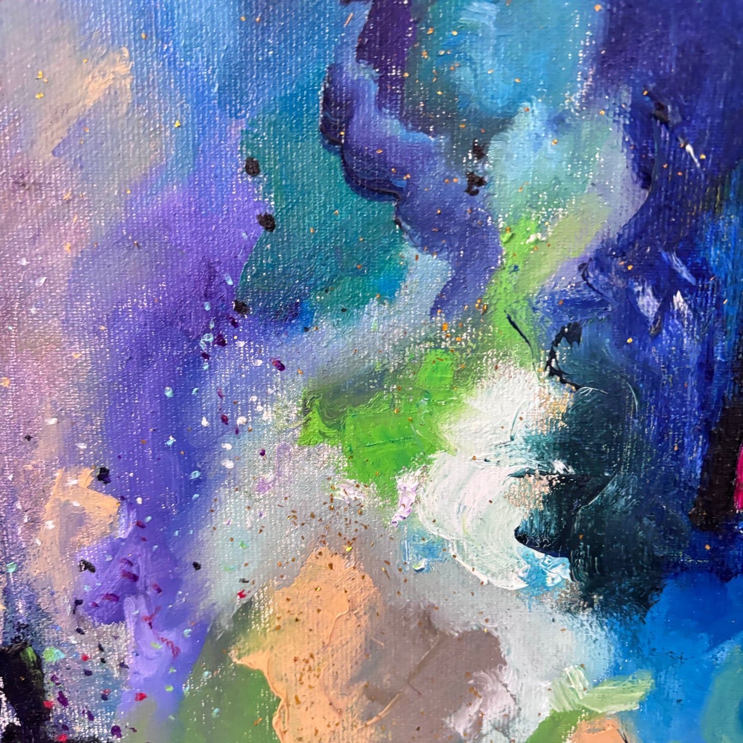 Tablou abstract "Destin" - Rezervat - Expoziția de la Viena