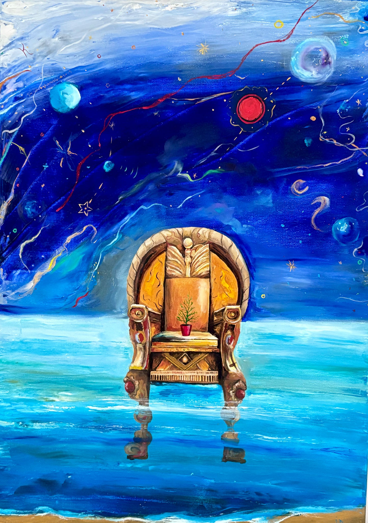 Tablou decorativ "Armonie" - Rezervat - Expoziția de la Viena