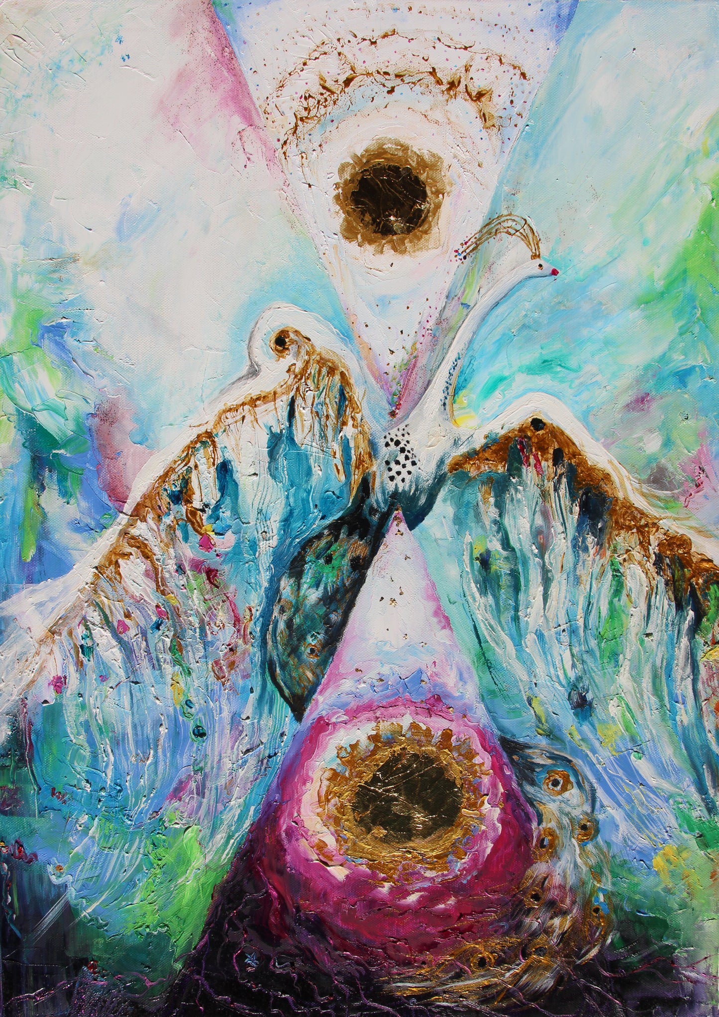 Tablou abstract "Dualitate"